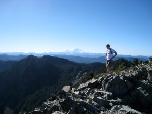 At the summit of McClellan Butte with Jordan.